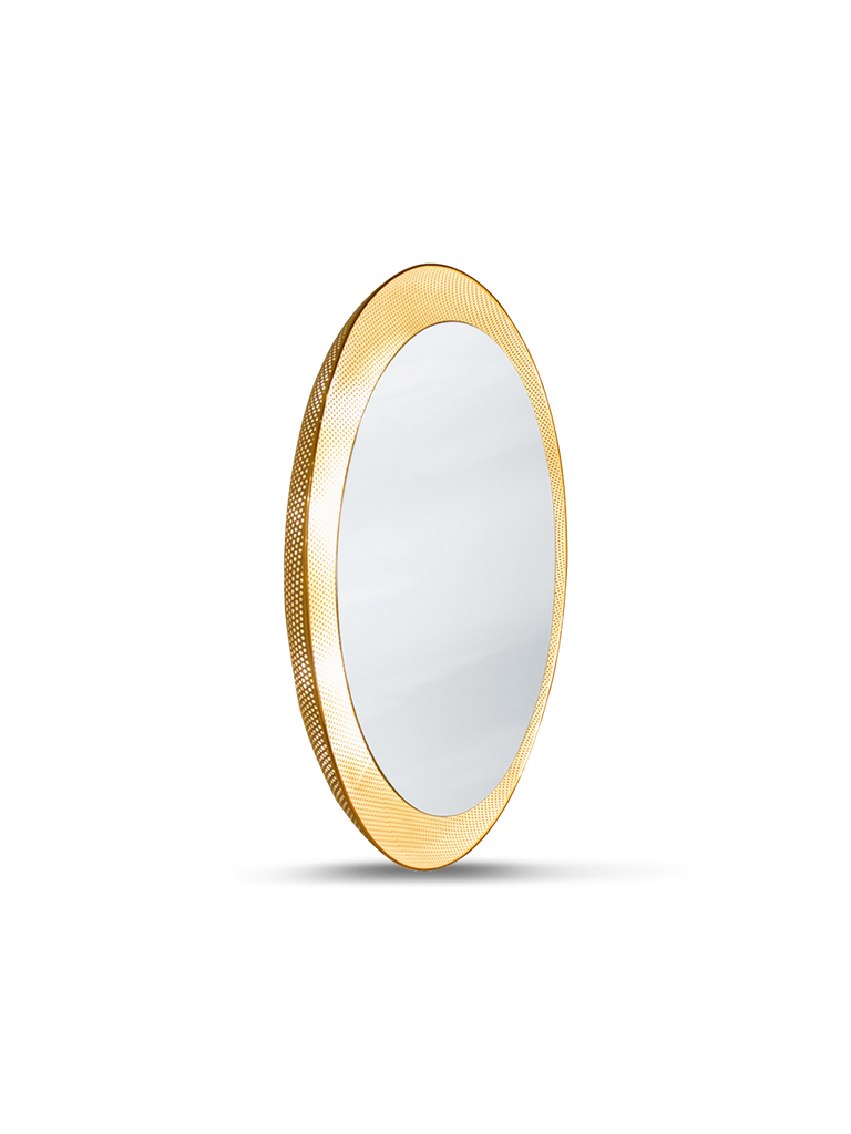 A Floris Wall Mirror by ATBO on a white background with historical significance.