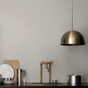 A Gestalt Haus kitchen with an Arne Jacobsen salad bowl from Stelton.