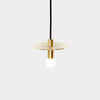 A Gestalt Haus pendant light from LAMBERT ET FILS with a black cord.