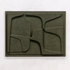 A limited edition PLATEAU 07:23AM RELIEF, created by ATELIER PLATEAU, hanging on a wall.