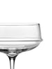 A sleek DUNE GLASSWARE design featuring a clear glass on a white background, inspired by Kelly Wearstler's impeccable sense of style, brought to you by SERAX.