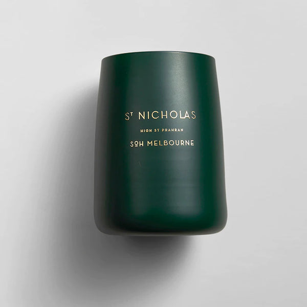 Soh Melbourne St. Nicholas Holiday Candle.
