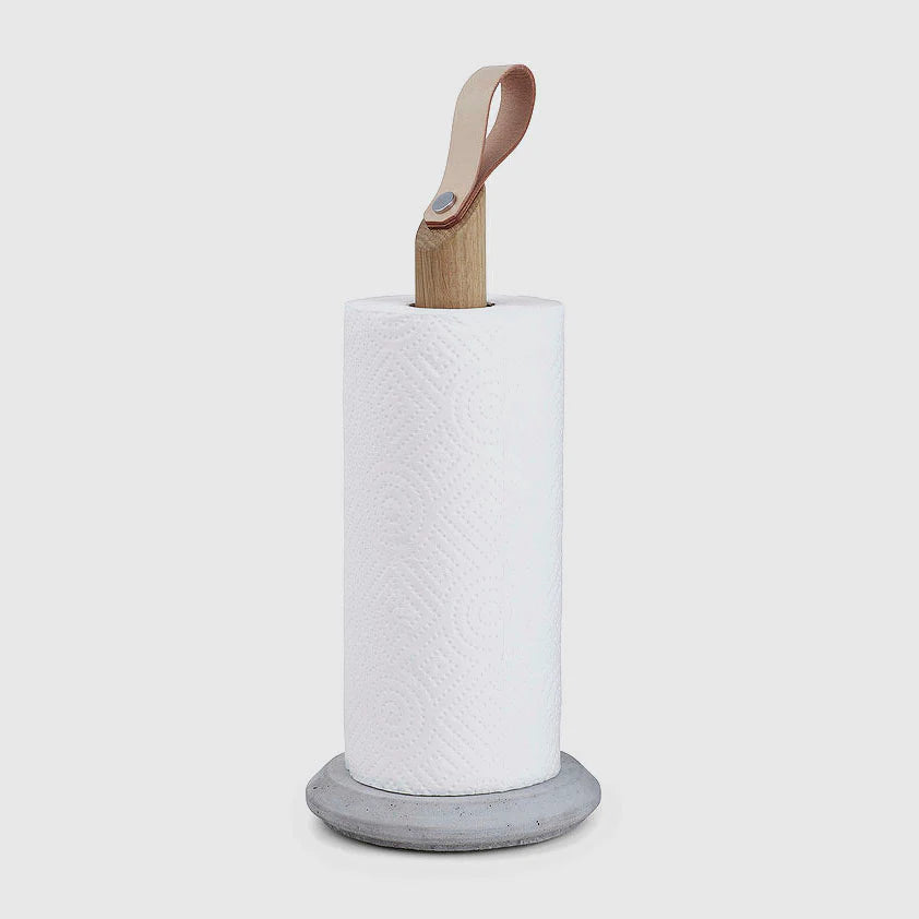 A GRAB KITCHEN TOWEL HOLDER with a wooden handle by GEJST.