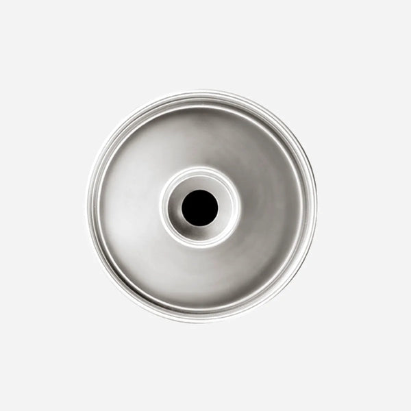 An image of a STELTON ARNE JACOBSEN SALT + PEPPER MILL SET on a white background showcasing minimalist design.