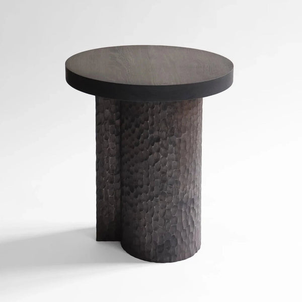 An ORIGIN MADE ARTESÃO SIDE TABLE with a black base from Gestalt Haus.