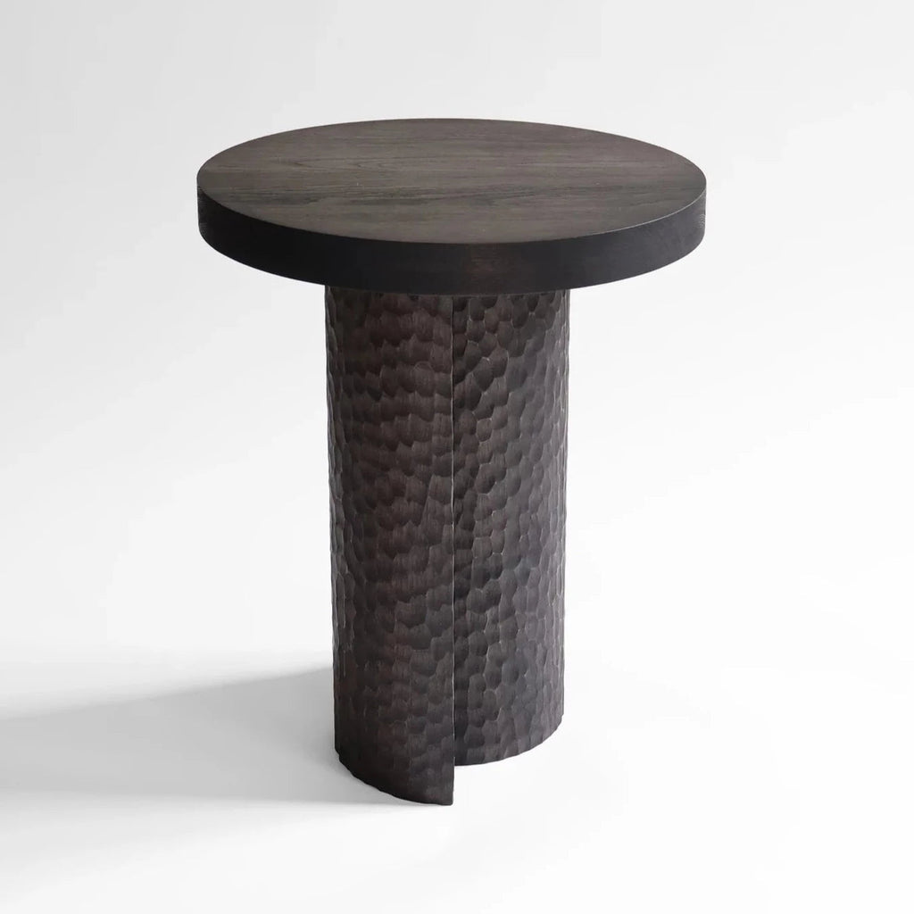 An ARTESÃO SIDE TABLE with a black base from Gestalt Haus.
