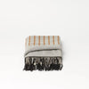 A AYMARA PLAFID THROW with fringes by FORM & REFINE, available at Gestalt Haus.