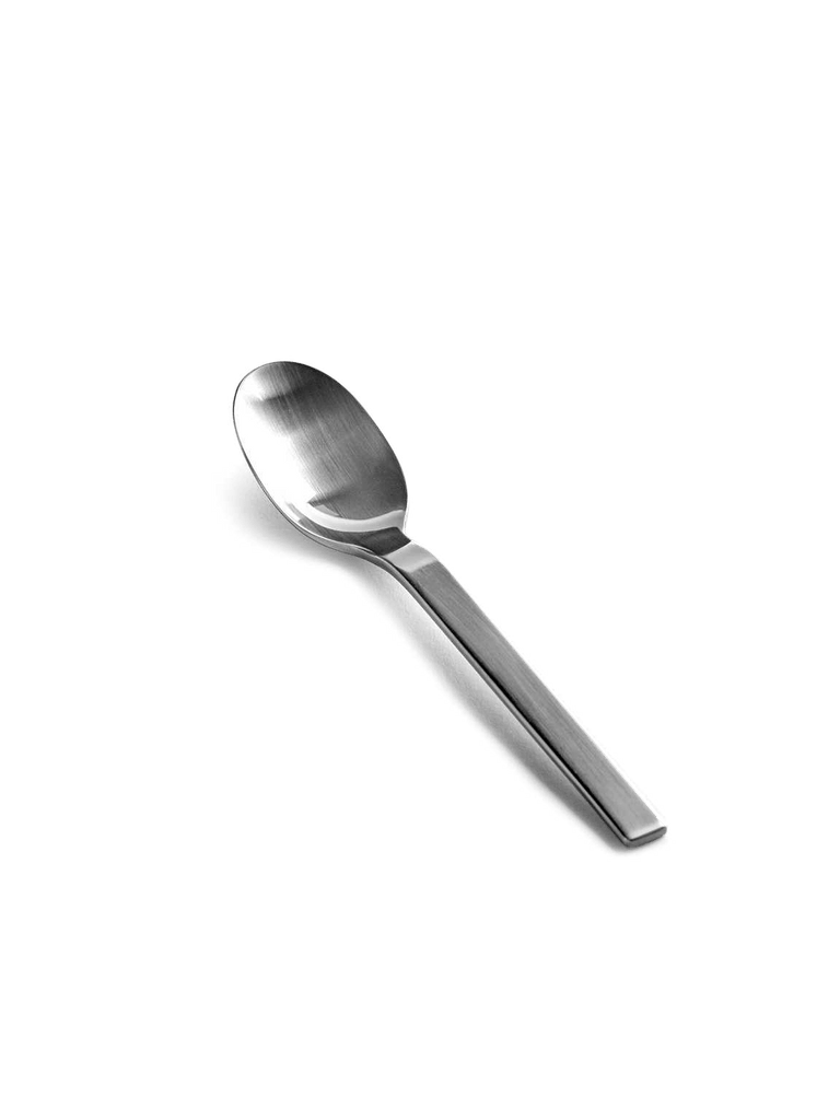 A Piet Boon spoon on a black background.