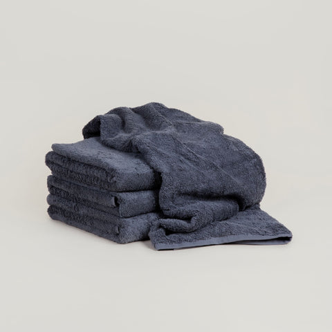 A stack of GESTALT HAUS BATH SHEETS on a white background.