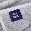 A bath sheet bearing the label Gestalt Haus.