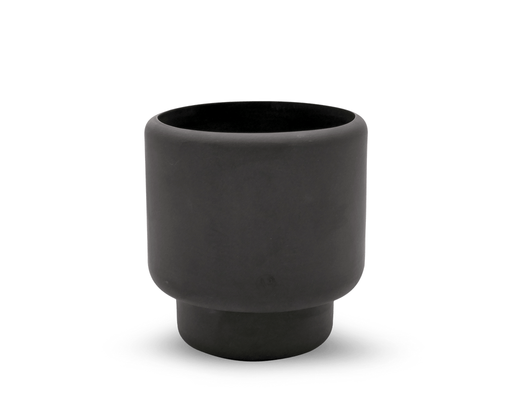 A BOTANY PORCELAIN PLANT POT in a Gestalt Haus design by AARON PROBYN on a white background.