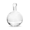 A BUBBLE GLASS CARAFE by LOUISE ROE on a white background with Gestalt Haus inspiration.