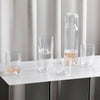 A set of CAPSULE GLASSES by KRISTINA DAM STUDIO on a Gestalt Haus table.