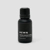HEWN essential oils displayed on a white background with minimalist aesthetics inspired by Gestalt Haus.