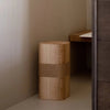 An ORIGIN MADE MONOLITH PLINTH adjacent to a toilet in a Gestalt Haus bathroom.