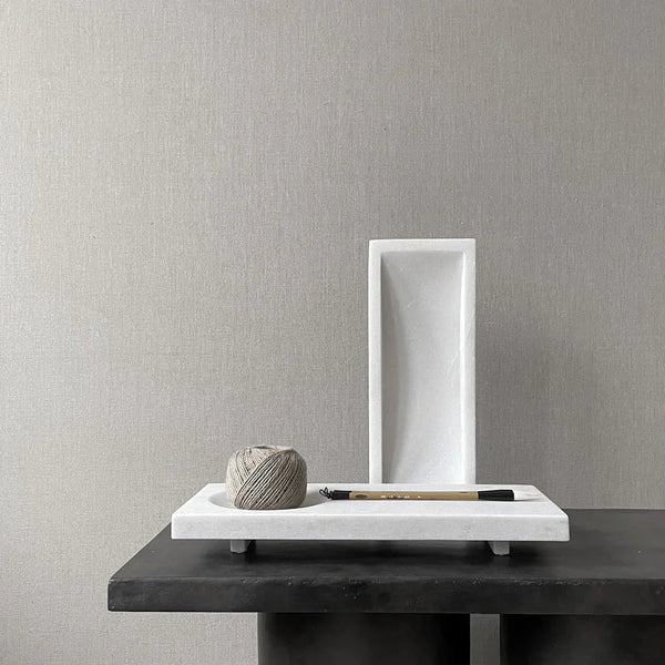 A 101 Copenhagen tray supporting an OKA Marble Tray at Gestalt Haus.