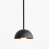 A black pendant light with THE BEAUBIEN SIMPLE SHADE by LAMBERT ET FILS, showcasing Gestalt Haus design.